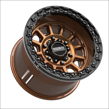 Rampage 6R Beadlock | Smoked Bronze w/ Gloss Black Ring - 15x10 | +0mm/5 + 5 | 6x5.5 | 78847 (Maverick R)