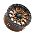 Rampage 6R Beadlock | Smoked Bronze w/ Gloss Black Ring - 15x7 | +38mm/5 + 2 | 6x5.5 | 78815 (Maverick R)