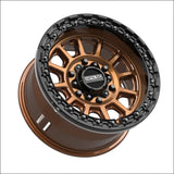 Rampage 6R Beadlock | Smoked Bronze w/ Gloss Black Ring - 15x8 | +0mm/4 + 4 | 6x5.5 | 78831 (Maverick R)