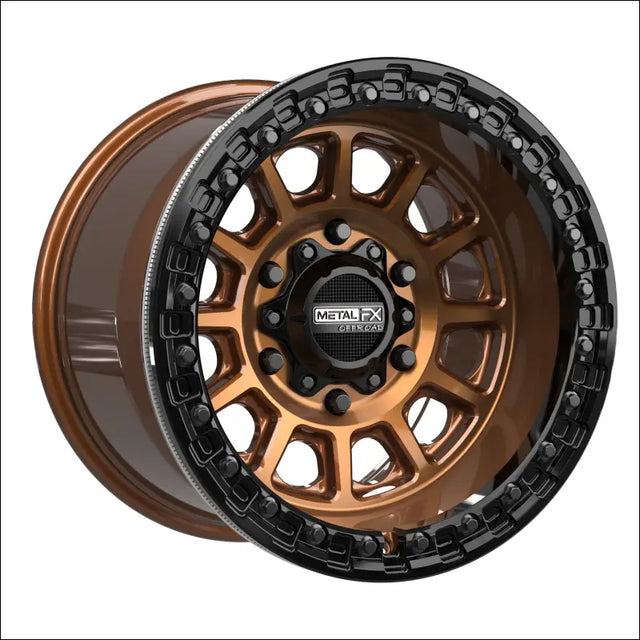 Rampage 6R Beadlock | Smoked Bronze w/ Gloss Black Ring