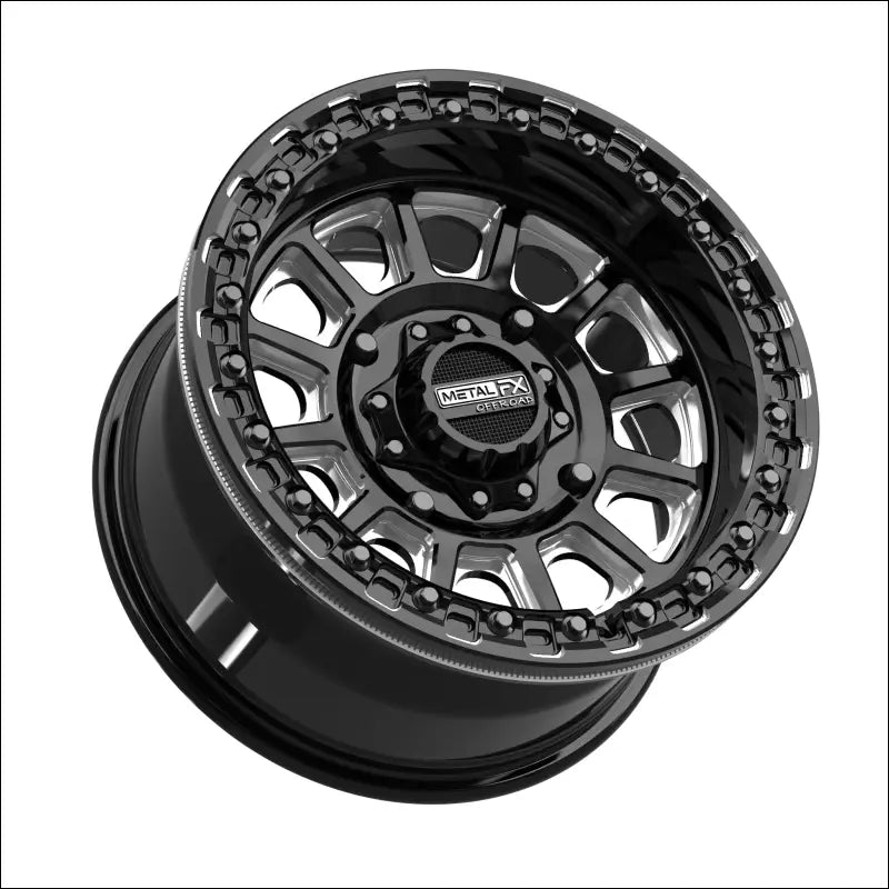 Rampage Beadlock | Gloss Black Contrast Cut - 15x8 | 0mm/4 + 4 | 4x156 | 78820 (Kawasaki / Polaris / Yamaha 2019+