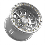Rampage Beadlock | Gloss Silver Machined - 15x10 | 0mm/5 + 5 | 4x136/4x137 | 78833 (Can-Am / Honda)