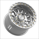 Rampage Beadlock | Gloss Silver Machined - 15x10 | 0mm/5 + 5 | 4x156 | 78837 (Kawasaki / Polaris / Yamaha 2019+ / Speed)