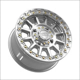 Rampage Beadlock | Gloss Silver Machined - 15x7 | +38mm/5 + 2 | 4x136/4x137 | 78801 (Can-Am / Honda)