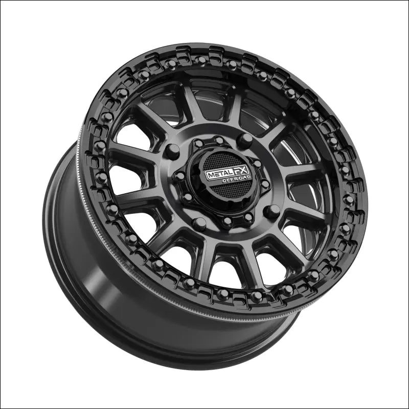Rampage Beadlock | Satin Black w/ Gloss Ring - 15x7 | +38mm/5 + 2 | 4x156 | 78806 (Kawasaki / Polaris / Yamaha 2019+