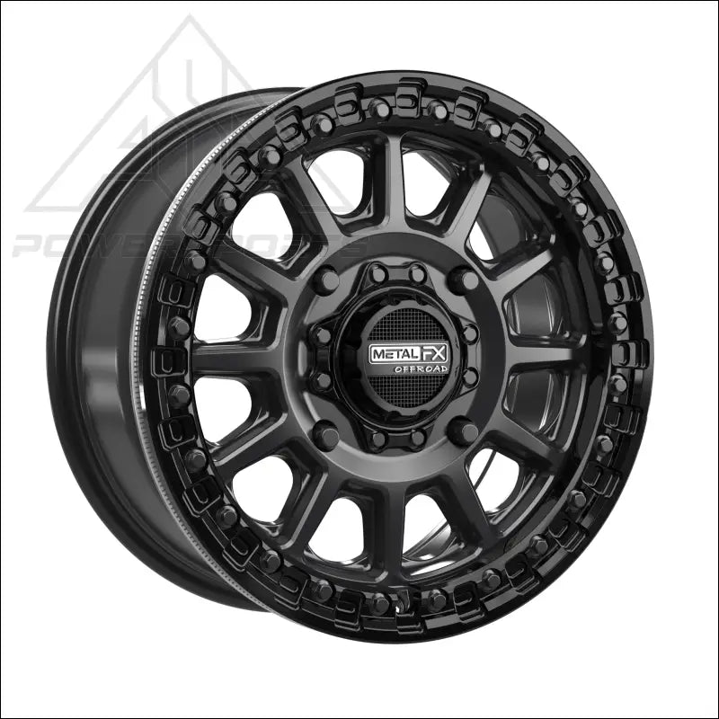 Rampage Beadlock | Satin Black w/ Gloss Ring