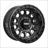 Rampage Beadlock | Satin Black w/ Gloss Ring