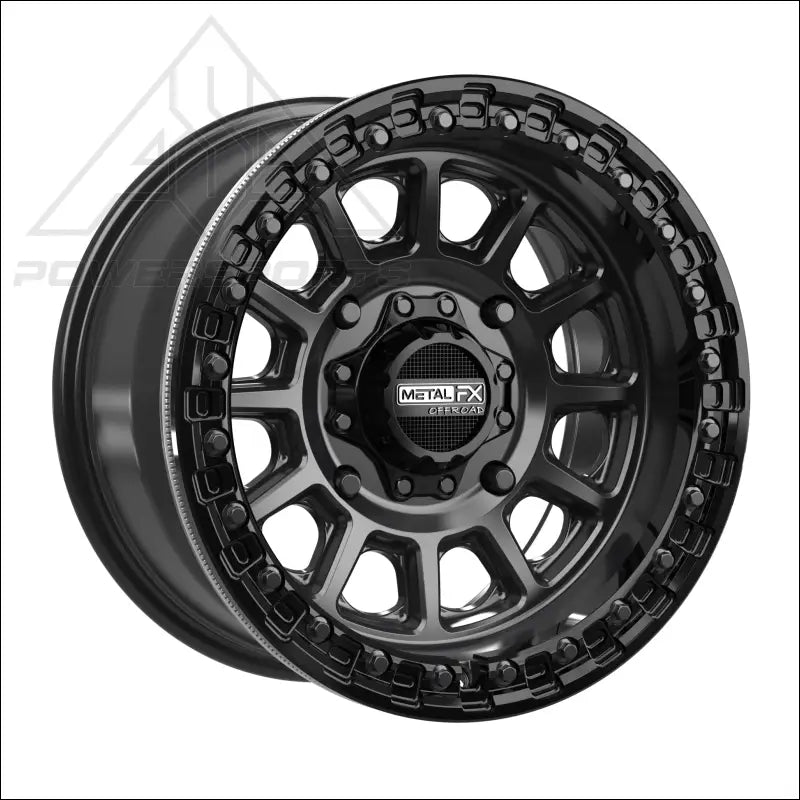 Rampage Beadlock | Satin Black w/ Gloss Ring - Wheels