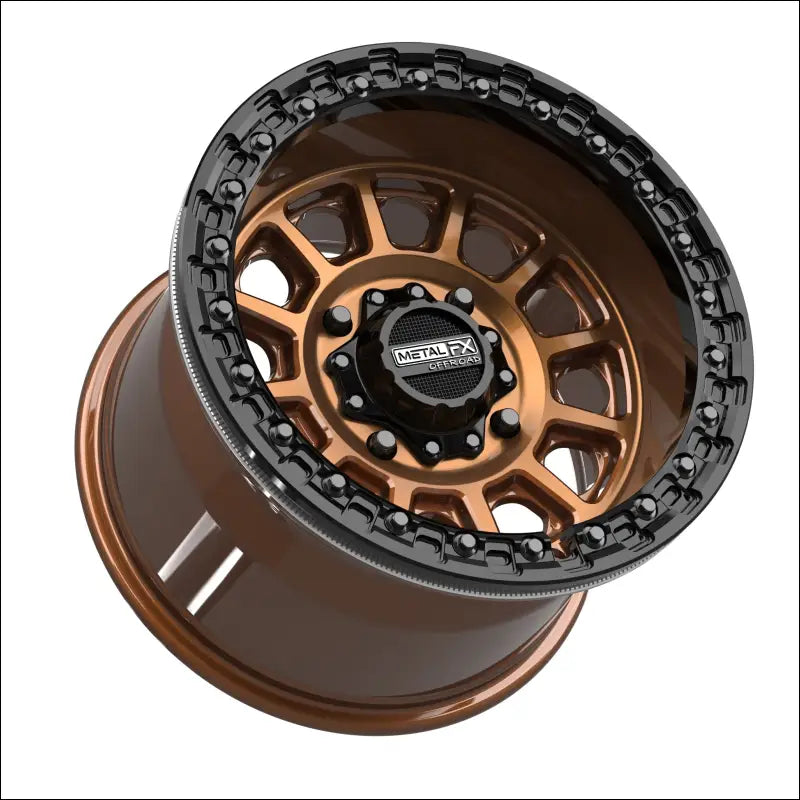 Rampage Beadlock | Smoked Bronze w/ Gloss Black Ring - 15x10 | 0mm/5 + 5 | 4x136/4x137 | 78835 (Can-Am / Honda)