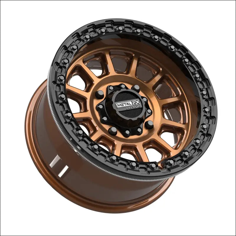Rampage Beadlock | Smoked Bronze w/ Gloss Black Ring - 15x8 | 0mm/4 + 4 | 4x136/4x137 | 78819 (Can-Am / Honda)