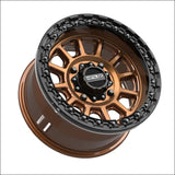 Rampage Beadlock | Smoked Bronze w/ Gloss Black Ring - 15x8 | 0mm/4 + 4 | 4x136/4x137 | 78819 (Can-Am / Honda)