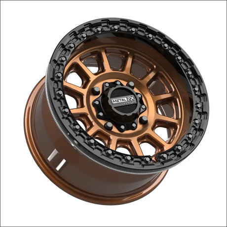 Rampage Beadlock | Smoked Bronze w/ Gloss Black Ring - 15x8 | 0mm/4 + 4 | 4x136/4x137 | 78819 (Can-Am / Honda)