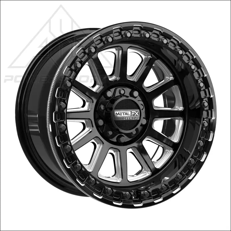 Rampage R Beadlock | Gloss Black Contrast Cut - Wheels
