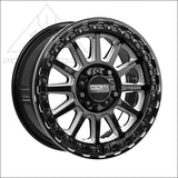 Rampage R Beadlock | Gloss Black Contrast Cut - Wheels