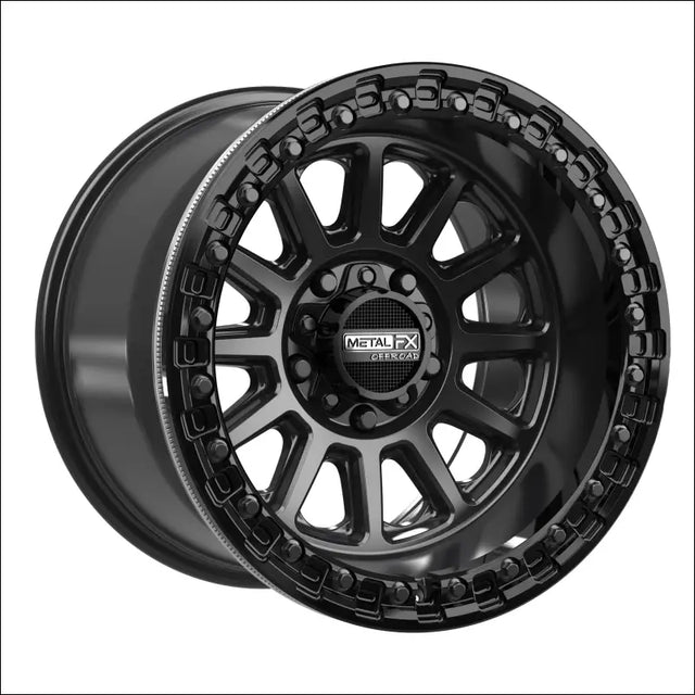 Rampage R Beadlock | Satin Black w/ Gloss Ring