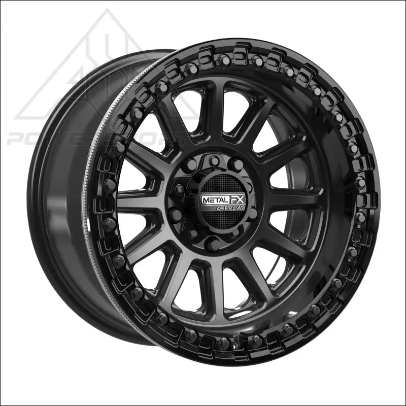 Rampage R Beadlock | Satin Black w/ Gloss Ring