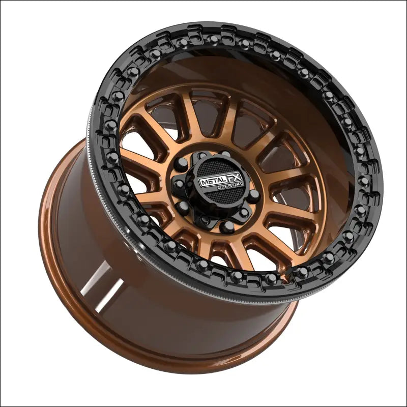 Rampage R Beadlock | Smoked Bronze w/ Gloss Black Ring - 15x10 | +0mm/5 + 5 | 5x4.5 | 78843 (Polaris 5-Lug / Segway