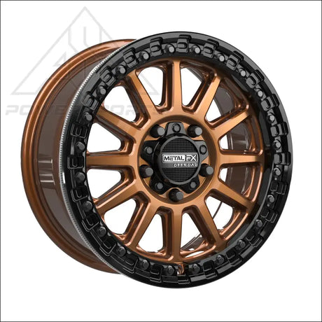 Rampage R Beadlock | Smoked Bronze w/ Gloss Black Ring - Wheels