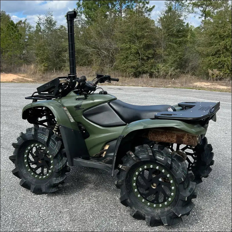 Rear Cooler Rack for 2007-2013 Honda Rancher - Textured Black / Yellow