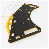 Sunburst Yellow rack with colored bolts