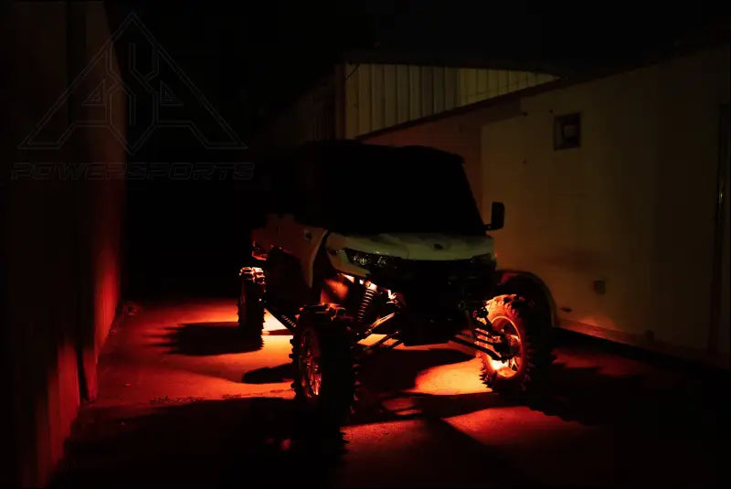 Rock Light Kit RGB + W Standard With Brackets - Lights