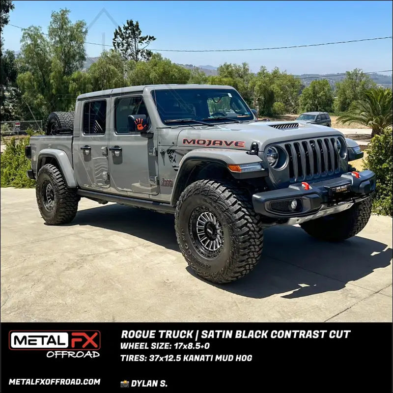 Rogue Truck | Satin Black Contrast Cut