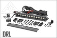 Rough Country 70712BLDRLA 12 Inch Black Series LED Light Bar | Single Row | Amber DRL - Lighting