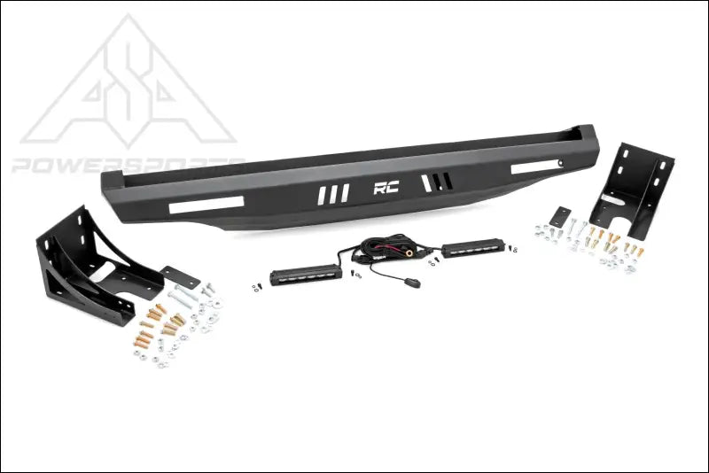 Rough Country 93059 Bumper | Rear | 6’’ Black Slimline LED Pair | Multiple Makes & Models (Can-Am/Polaris) - Bumpers