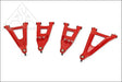 Rough Country 93155RED Red Forged Alum High Clearance 2’’ Fwd Offset Control Arms w/Ball Joints | Polaris Ranger 1000XP
