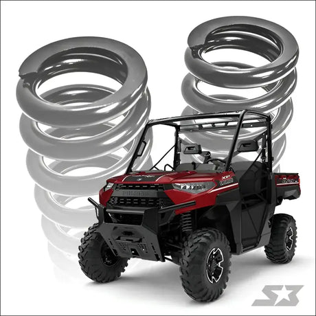 S3 Power Sports HD Springs Polaris Ranger 1000 XP Models - Front / 2021 + Northstar Trail Boss / No Tool