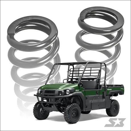 S3 Power Sports Heavy Duty Springs for Kawasaki Mule Pro Series Models - Front / 2016 + DX EPS / No Tool