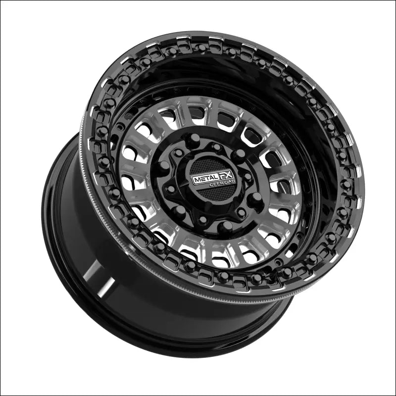 Sicario 6R Beadlock | Gloss Black Contrast Cut - 15x8 | +0mm/4 + 4 | 6x5.5 | 78909 (Maverick R)