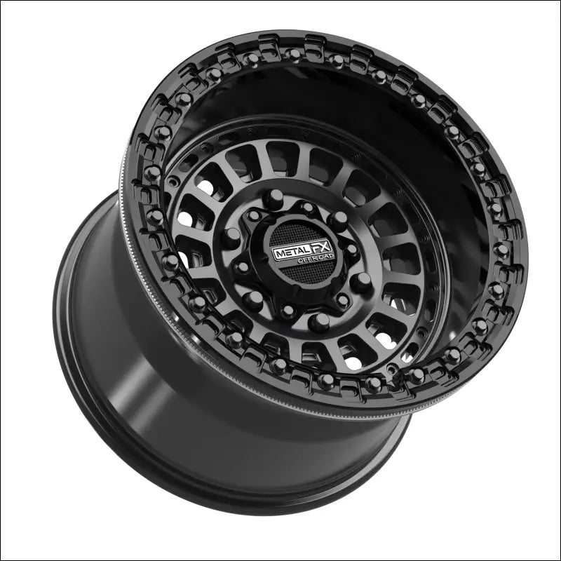 Sicario 6R Beadlock | Satin Black w/ Gloss Ring - 15x10 | +0mm/5 + 5 | 6x5.5 | 78923 (Maverick R)