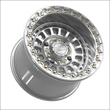 Sicario Beadlock | Gloss Silver Machined - 15x10 | 0mm/5 + 5 | 4x136/4x137 | 78913 (Can-Am / Honda)