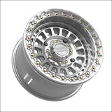 Sicario Beadlock | Gloss Silver Machined - 15x8 | 0mm/4 + 4 | 4x156 | 78904 (Kawasaki / Polaris / Yamaha 2019+ / Speed)