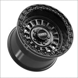 Sicario R Beadlock | Satin Black w/ Gloss Ring - 15x10 | +0mm/5 + 5 | 5x4.5 | 78920 (Polaris 5-Lug / Segway Super