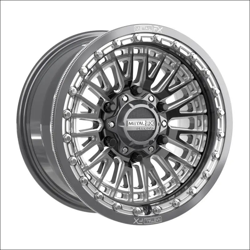 Slayer 6R Beadlock | Gunmetal Contrast Cut - 15x8 | +25mm/5 + 3 | 6x5.5 | 98682 (Maverick R) - Wheels