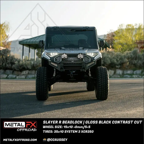 Slayer R Beadlock | Gloss Black Contrast Cut - Wheels