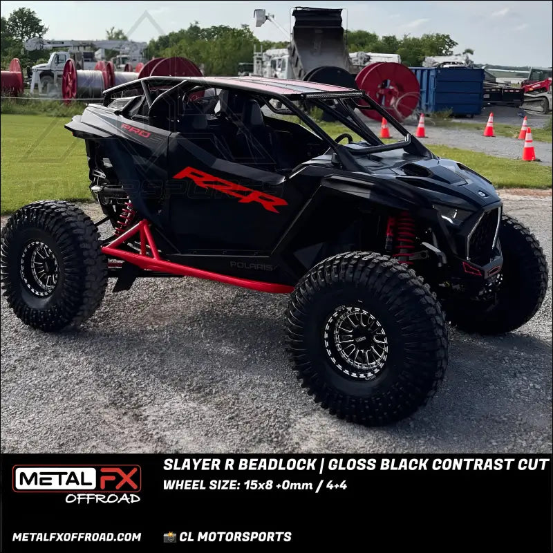 Slayer R Beadlock | Gloss Black Contrast Cut - Wheels