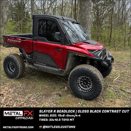 Slayer R Beadlock | Gloss Black Contrast Cut - Wheels