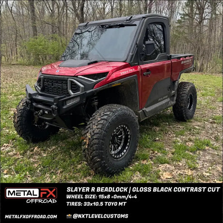 Slayer R Beadlock | Gloss Black Contrast Cut - Wheels