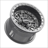 Slayer R Beadlock | Gunmetal Contrast Cut - 15x10 | +0mm/5 + 5 | 5x4.5 | 98672 (Polaris 5-Lug / Segway Super Villain)