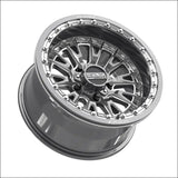 Slayer R Beadlock | Gunmetal Contrast Cut - 15x8 | +0mm/4 + 4 | 5x4.5 | 98662 (Polaris 5-Lug / Segway Super Villain)