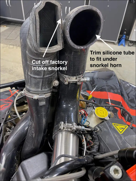 SLG Big Shot Intake/Snorkel DIY Kit For 2012-2024 G2 CanAm Renegade 570-650-800-850-1000 - Intake