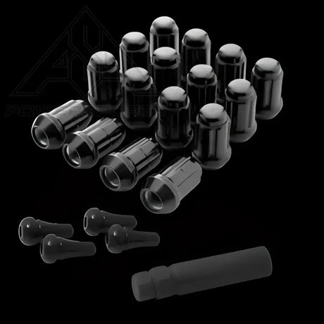 Spline Drive Lug Nut Kit -12mm x 1.25 with Slim Profile Socket - Wheels