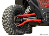 Super ATV Polaris RZR XP Turbo Atlas Pro 1.5’’ Forward Offset A-Arms - Keller Performance / Red