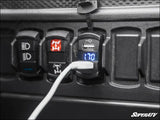 SuperATV 12V UTV Voltmeter & Dual USB Charger - Other