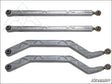 SuperATV 2024 + Polaris RZR XP High Clearance Billet Radius Arms - Rods