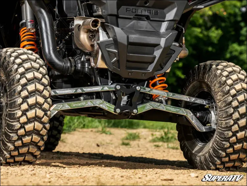 SuperATV 2024 + Polaris RZR XP High Clearance Billet Radius Arms - Rods