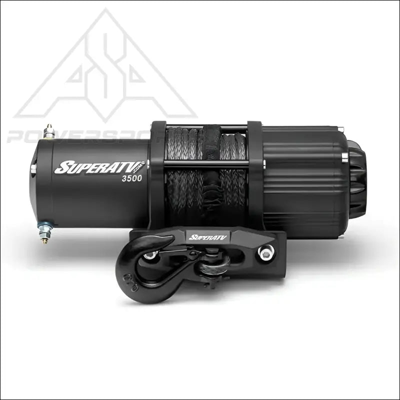 SuperATV Black Ops 3500 Synthetic Rope Winch & Wireless Remote